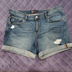 GAP Distressed Denim Shorts 31
